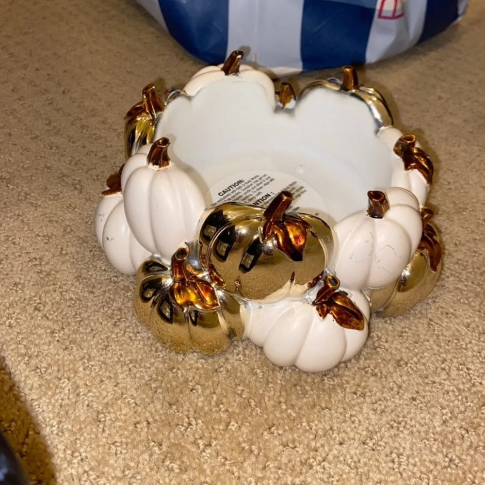 Bath and Body Works Pumpkin Candle Holder